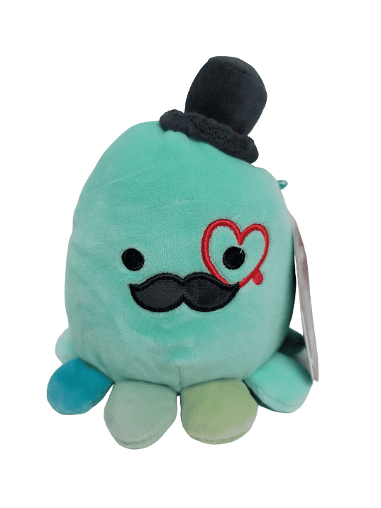 Squishmallows Official Kellytoys Plush 5 Inch Oiko the Octopus Valentines Edition Ultimate Soft Plush Stuffed Toy