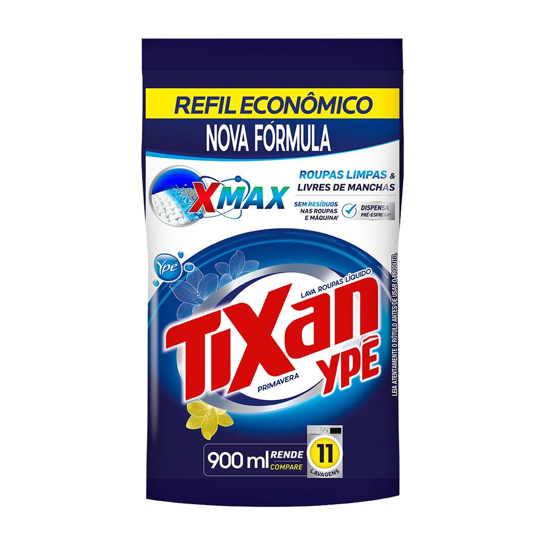 Sabao Liquido Tixan Ype Primavera Refil 900ml