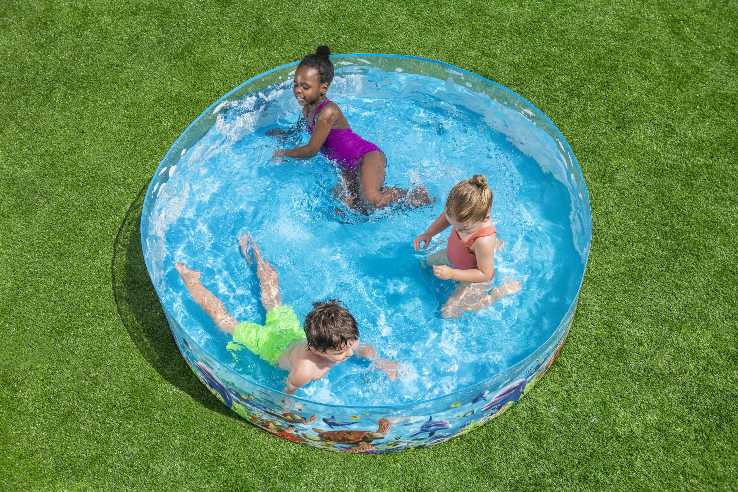 Play Day Round Kiddie Pool 6' x 15