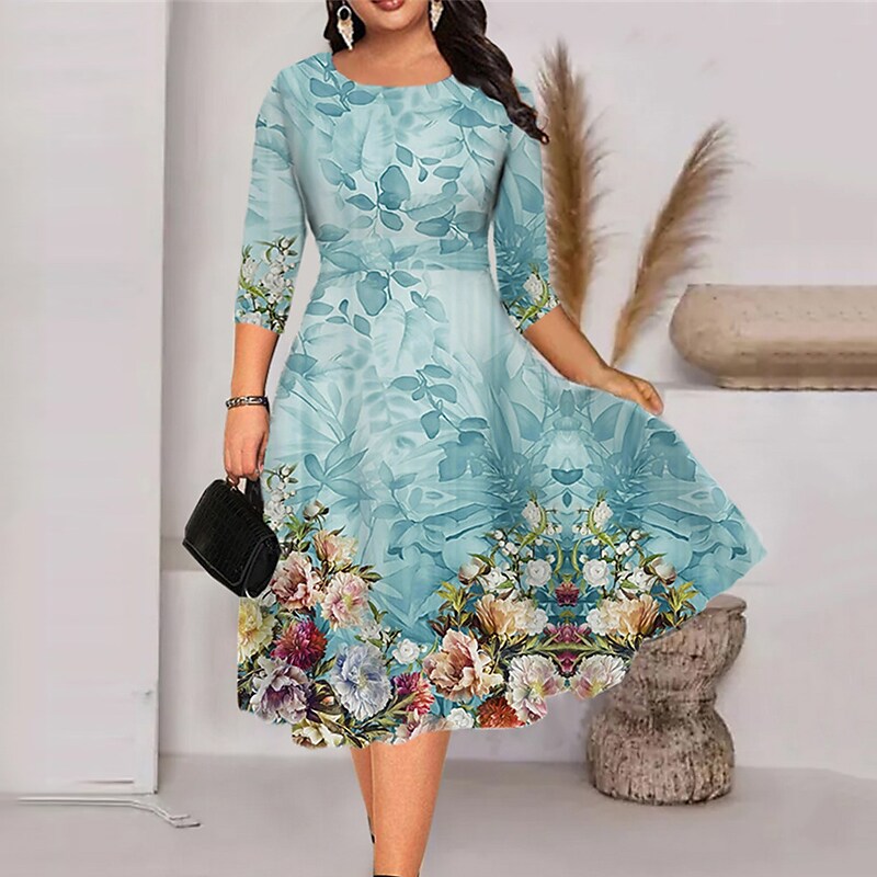 Women's Plus Size Curve A Line Dress