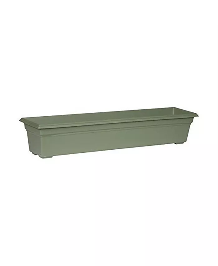 Novelty Maunfacturing Countryside Flower Box Planter， Sage - 36