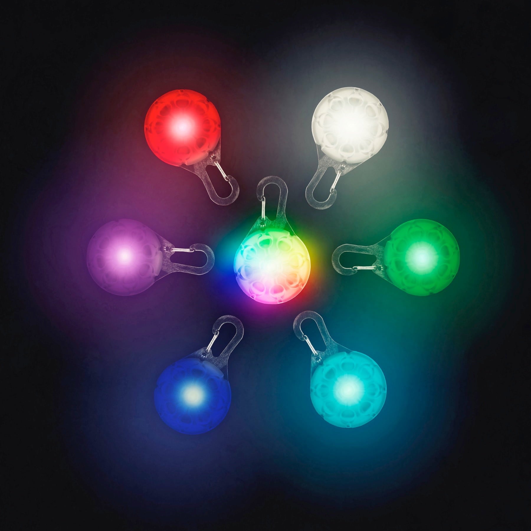 Nite Ize SpotLit LED Dog Collar Light Attachment， High Visibility