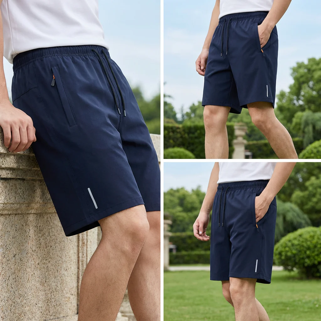 Shorts Masculino em Seda Gelo - Seda Fresh / Liberte-se do calor com o conforto e a leveza de Seda Fresh!