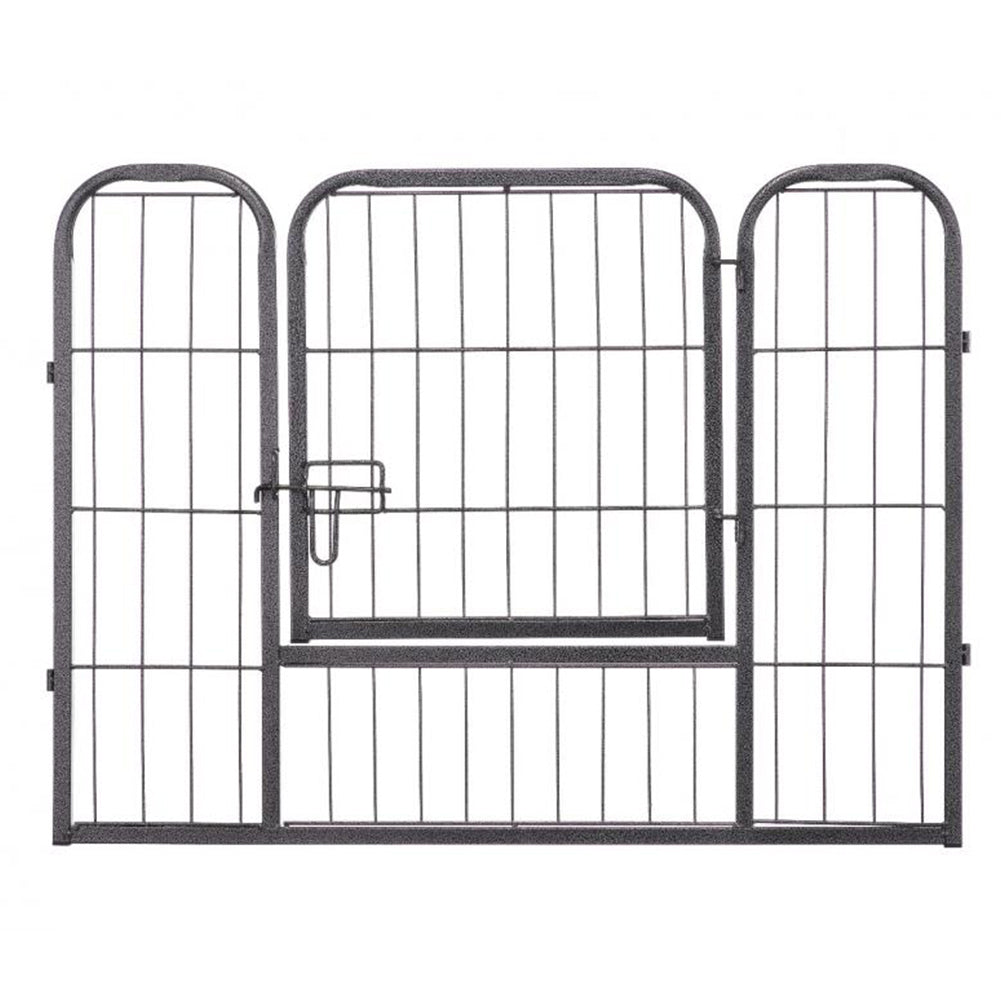 Dog Playpen 8 Panel Foldable Dog Pen Indoor/Outdoor Puppy Pen Pet Playpen for Large Dogs Heavy Duty Metal Exercise Fence for Small Animals with Door for Garden Play Yard 23.6