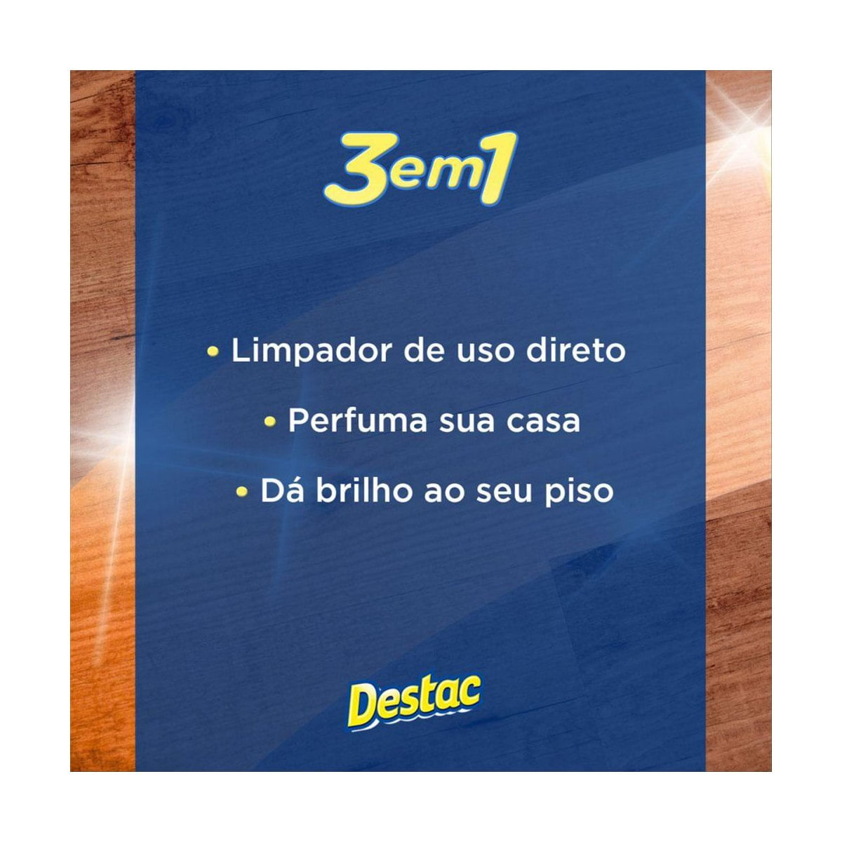 Limpa Piso Destac para Pisos de Madeira Lavanda e Vanilla 750ml