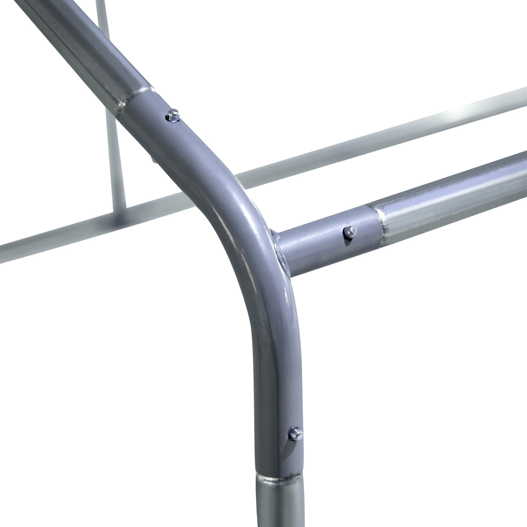 PawHut 18.7 ft Large Metal Chicken Coop for 18 Chickens， Walk-In Chicken Coop Run， Big Chicken House， Ducks Rabbit Enclosure for Backyard with Water-resistant and Anti-UV Cover