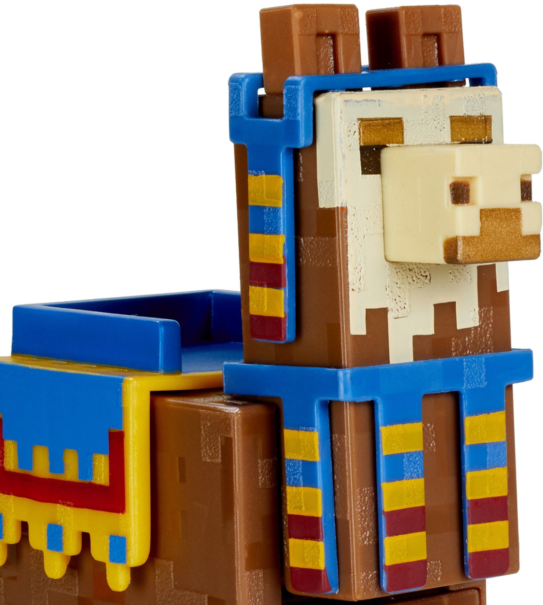 Mattel Minecraft Craft-A-Block Wandering Trader and Llama Action Figure Set， 2 Pieces