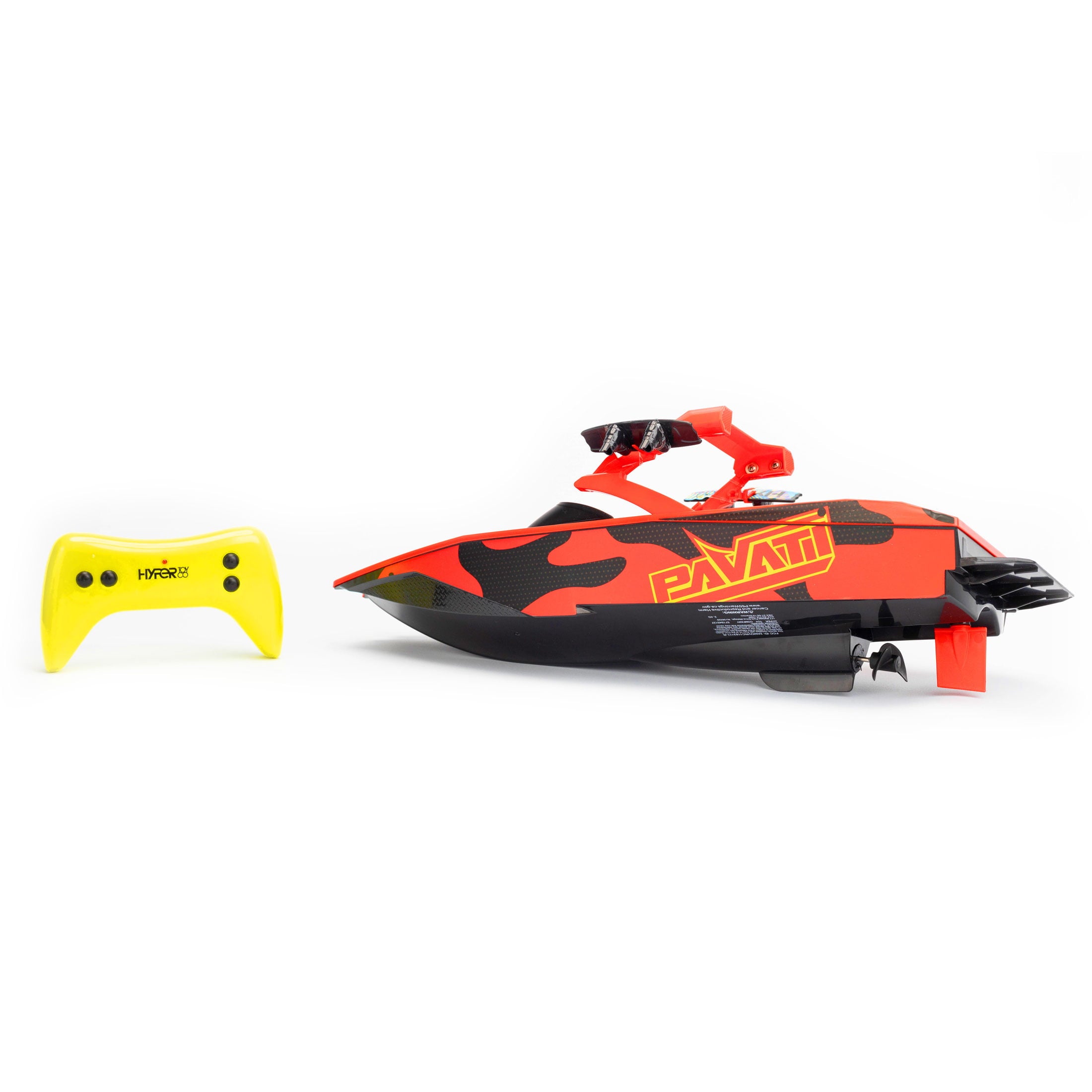 Hyper Toy Company 1:18 Pavati Remote Control Wakeboard Boat， with Waterproof Controller， Colors May Vary