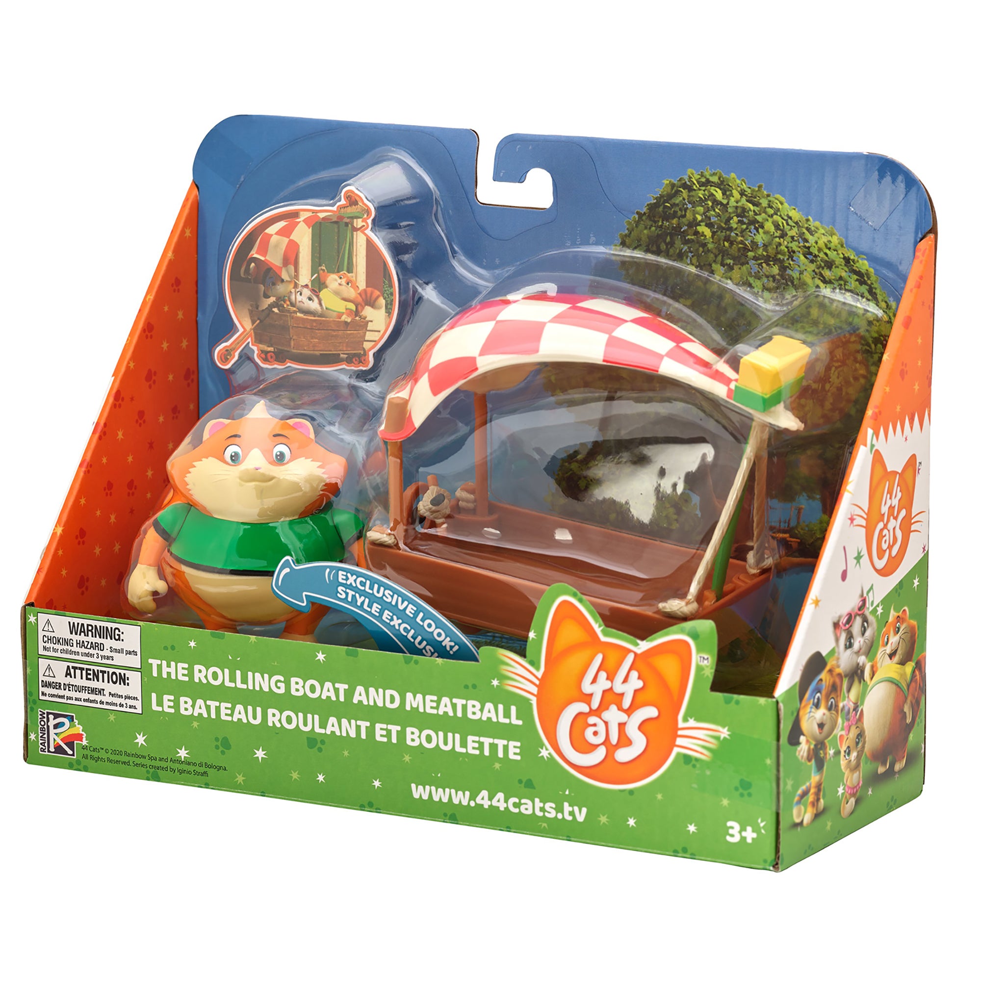 44 Cats Meatball Figure With Vehicle Action Figure Set