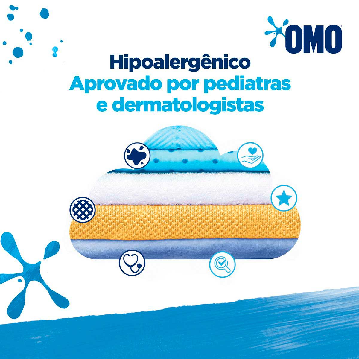 Sabao Liquido Omo Puro Cuidado 3L