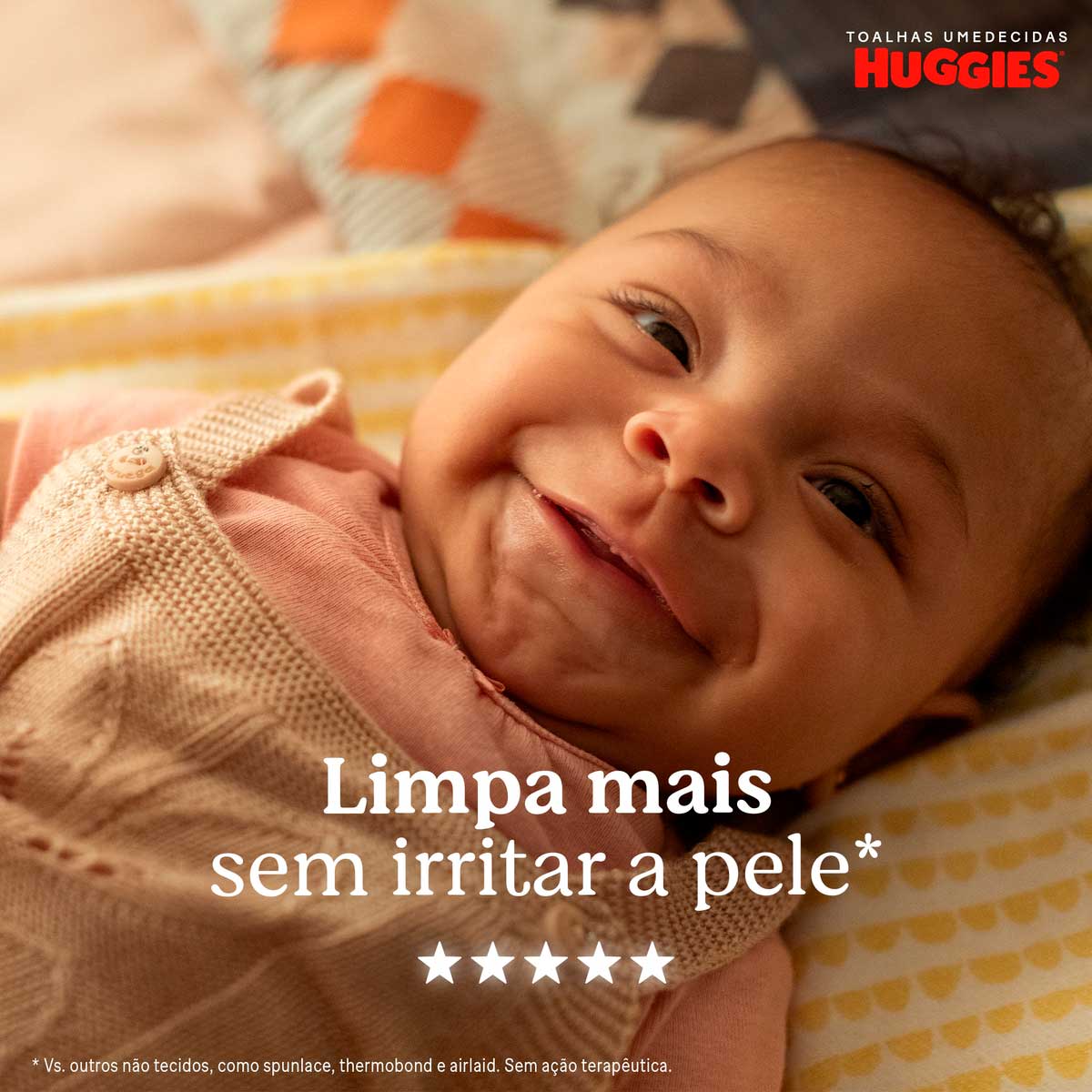 Lencos Umedecidos Huggies Recem Nascido Sem Fragrancia 48 Unidades