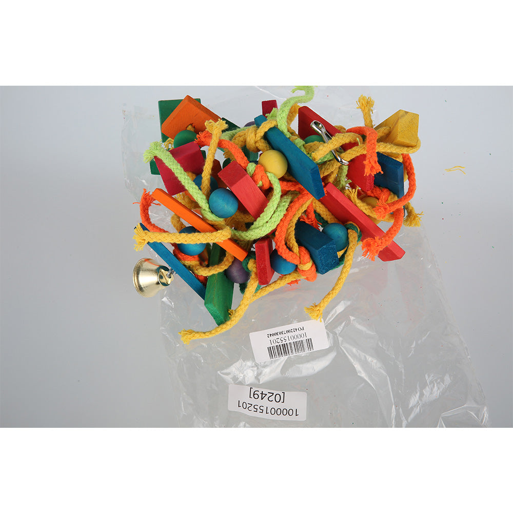 Harupink Parrot Toys Chew Hanging Rope Small Ladder Stand Budgie Cockatiel Cage Bird Toy