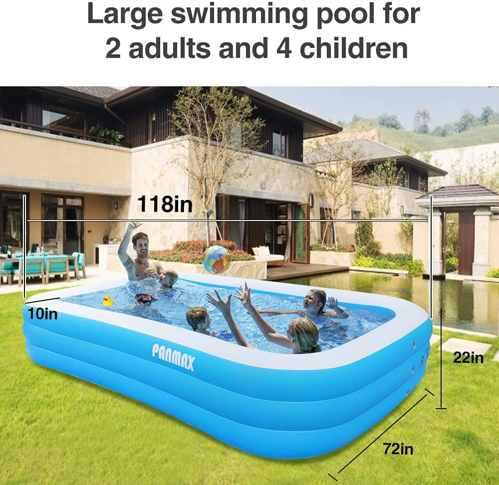 Inflatable Swimming Pool Kiddie Pools 2.4m