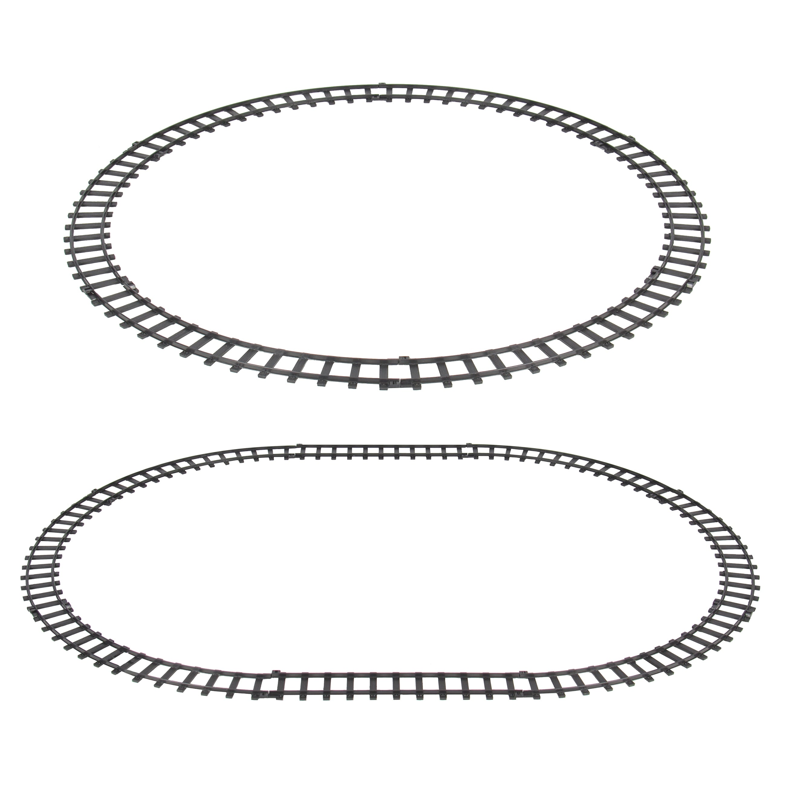 Best Choice Products Kids Classic Electric Railway Train Car Track Play Set Toy w/ Music， Lights