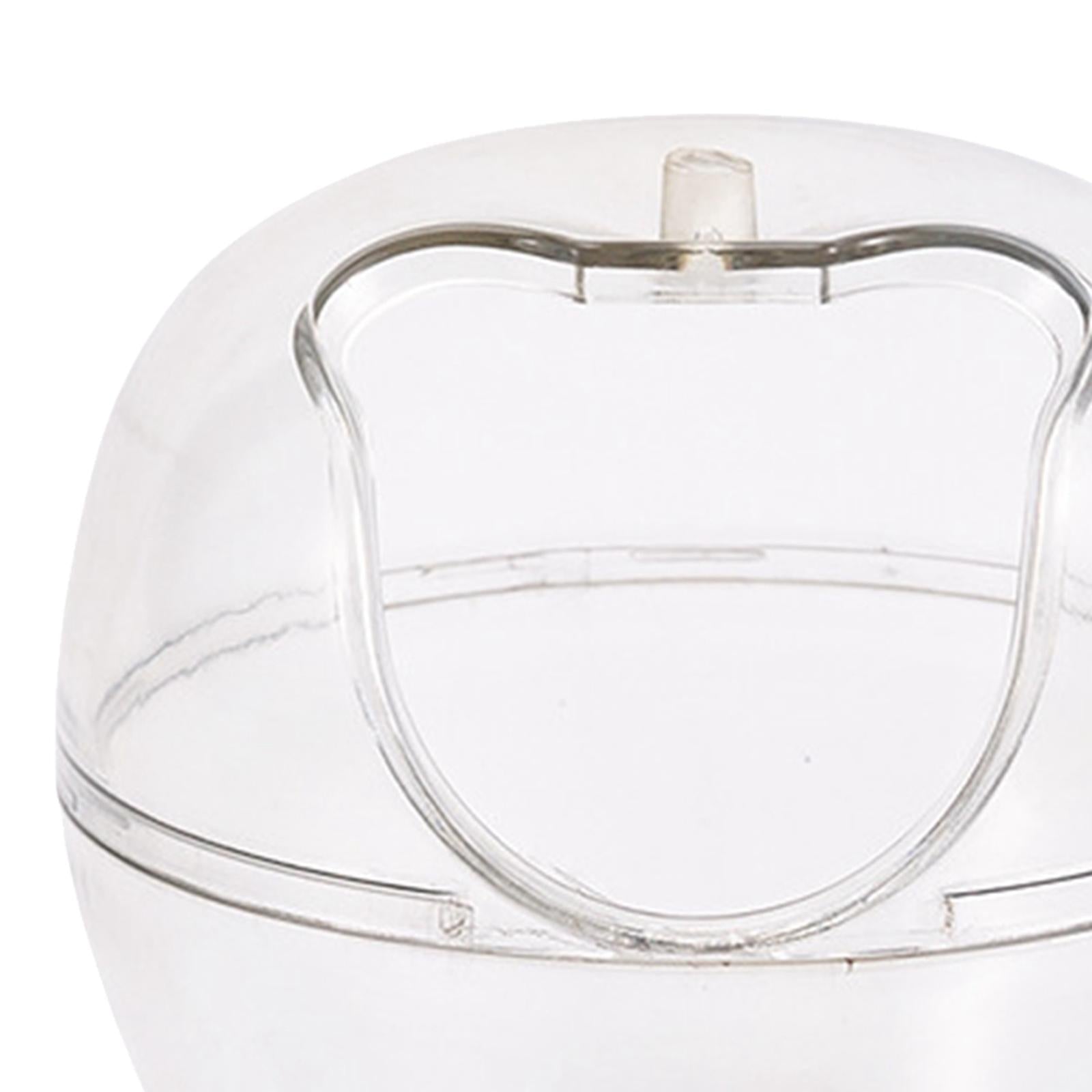 Clear Hamster Cage Nest Bed Easy Cleaning Hamster House for Syrian Hamsters Small