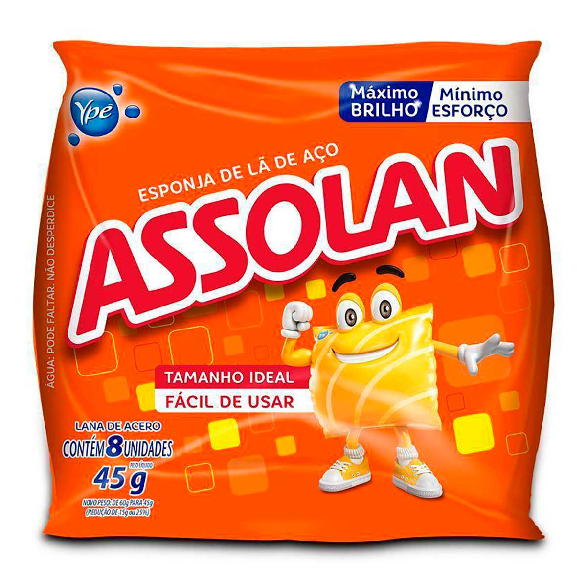 La de Aco Assolan com 8 unidades 45g