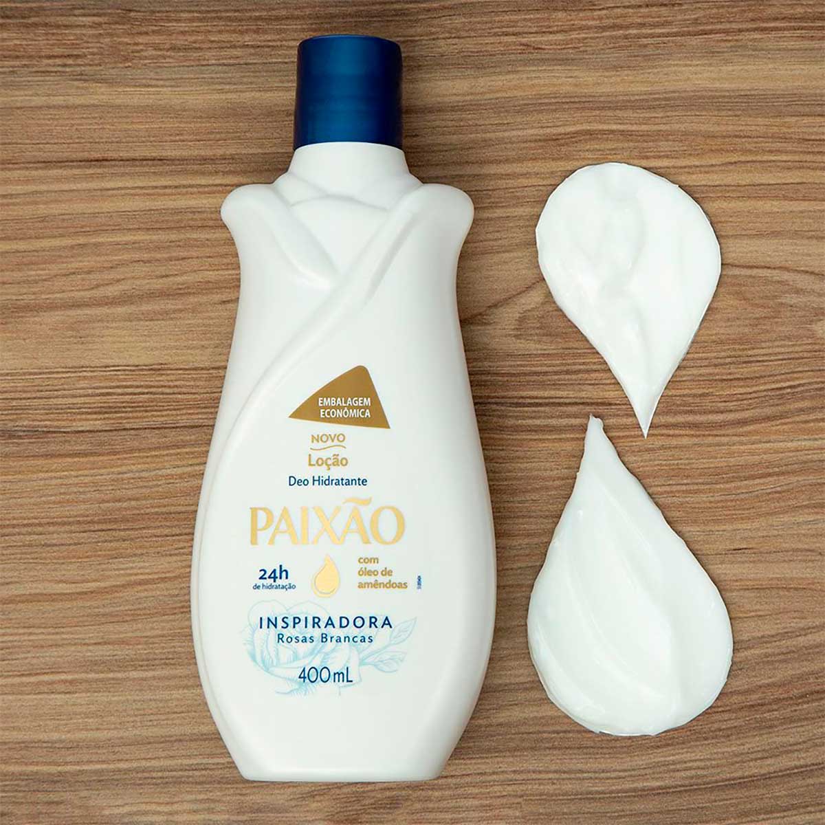 Hidratante Paixao Inspiradora com Oleo de Amendoas acao desodorante 400ml