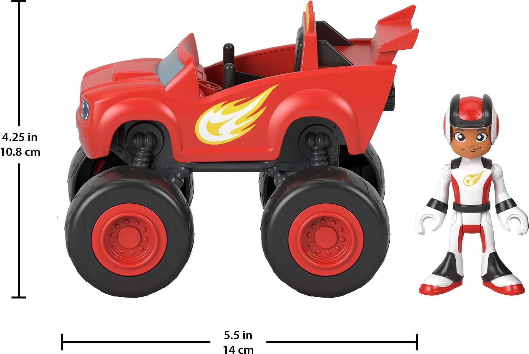 Blaze and The Monster Machines Blaze and Aj Vehicle and Figure Set