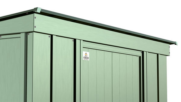 Arrow CLP84SG 8 x 4 ft. Classic Steel Storage Shed, Sage Green