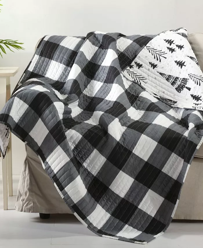 Levtex Northern Star Reversible Quilted Throw， 50
