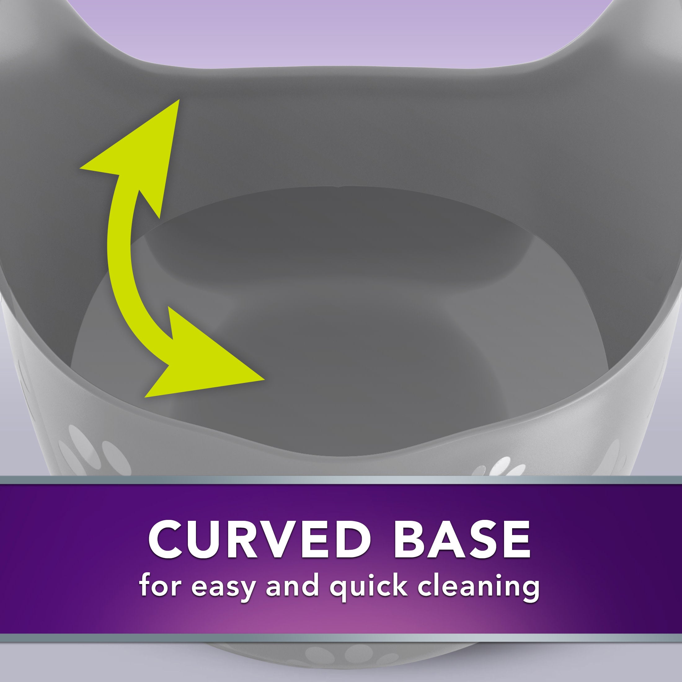 Litter Genie Cat Litter Box with Handles， Silver