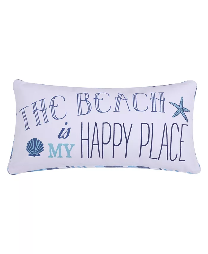 Levtex Beach Happy Place Decorative Pillow， 12