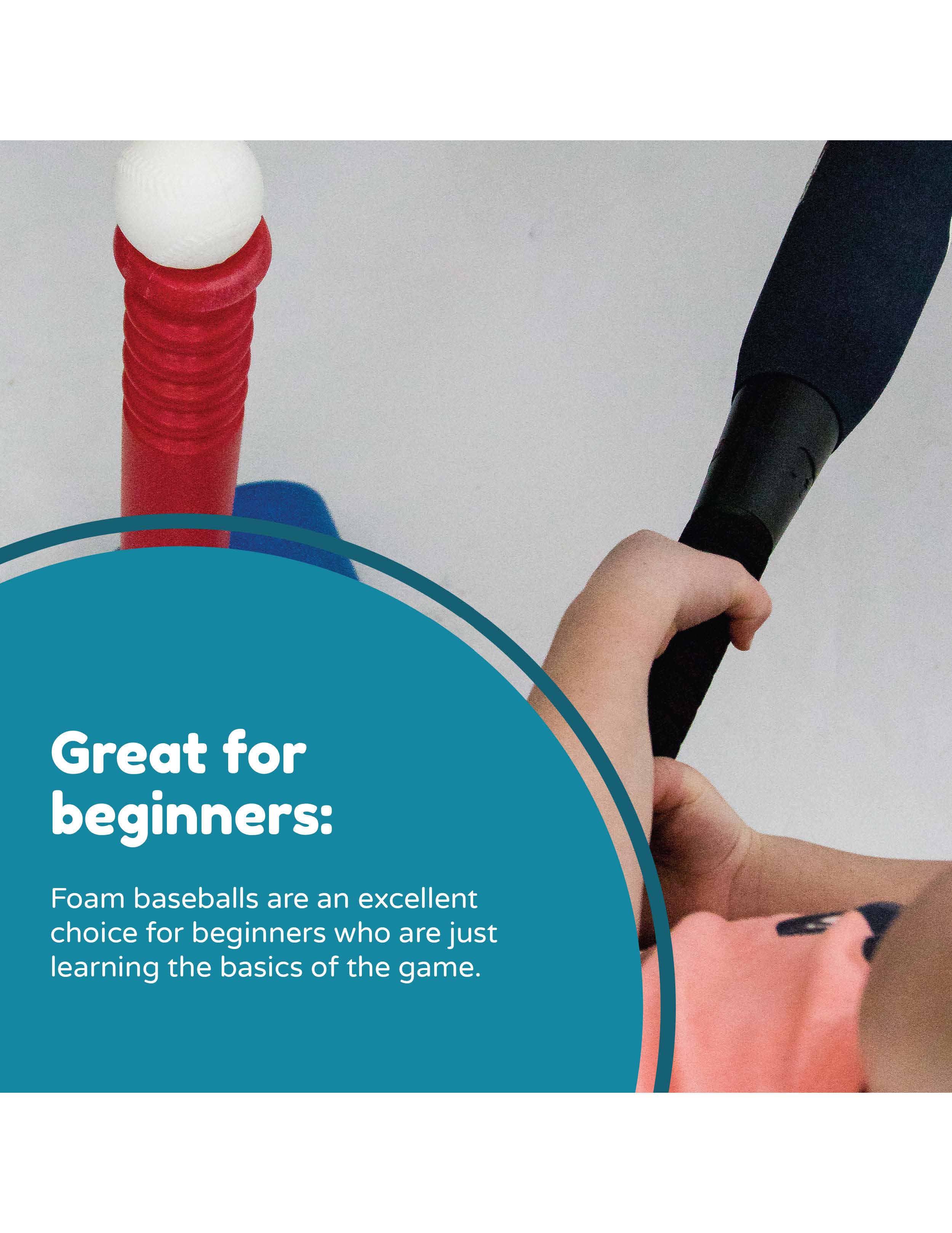 Four Brothers T-Ball Soft Foam Baseballs – Replacement Ball for Little Tikes T-Ball and Fisher-Price Triple Hit