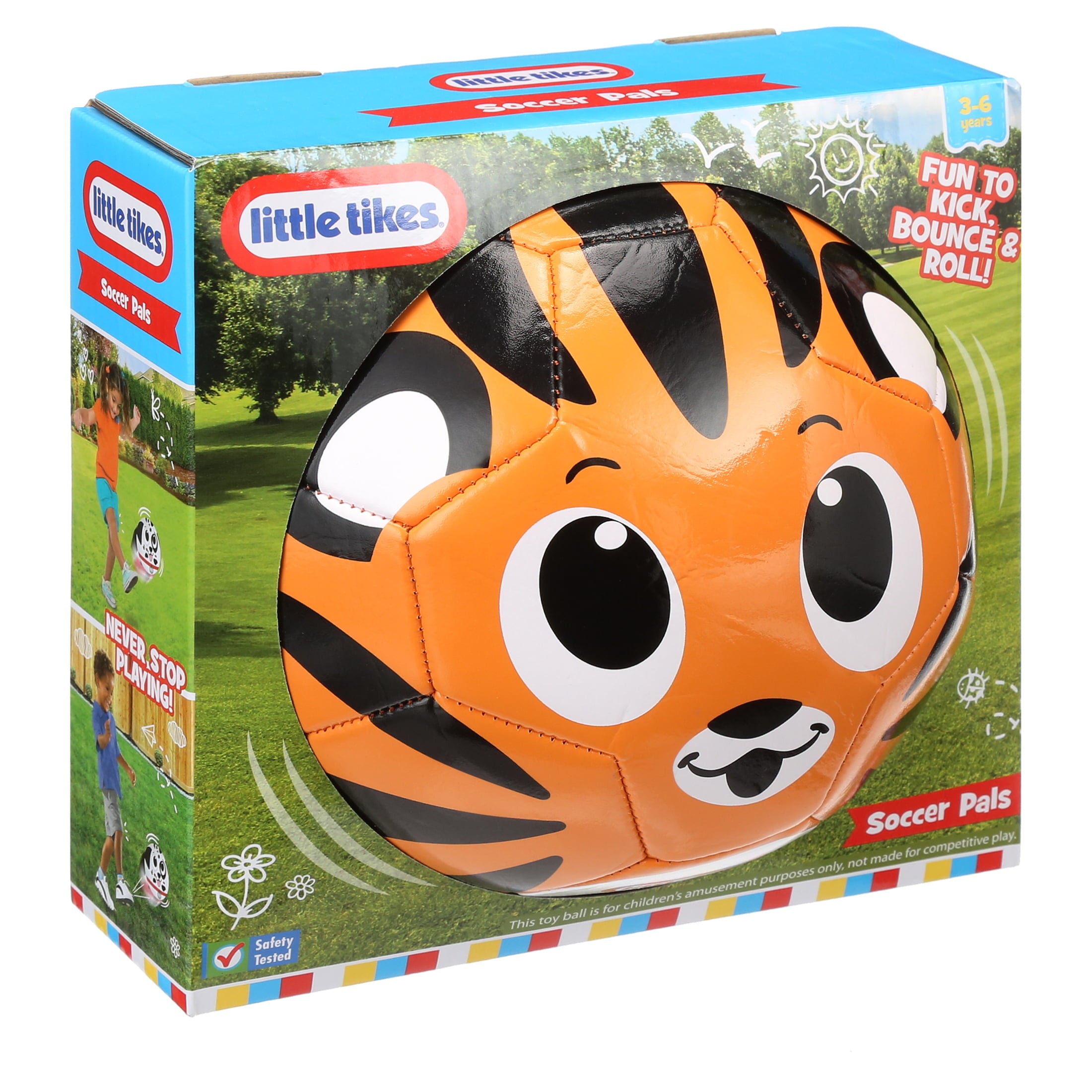 Little Tikes Soccer Pals， Sports Ball， Ages 3 Years and up， Tiger
