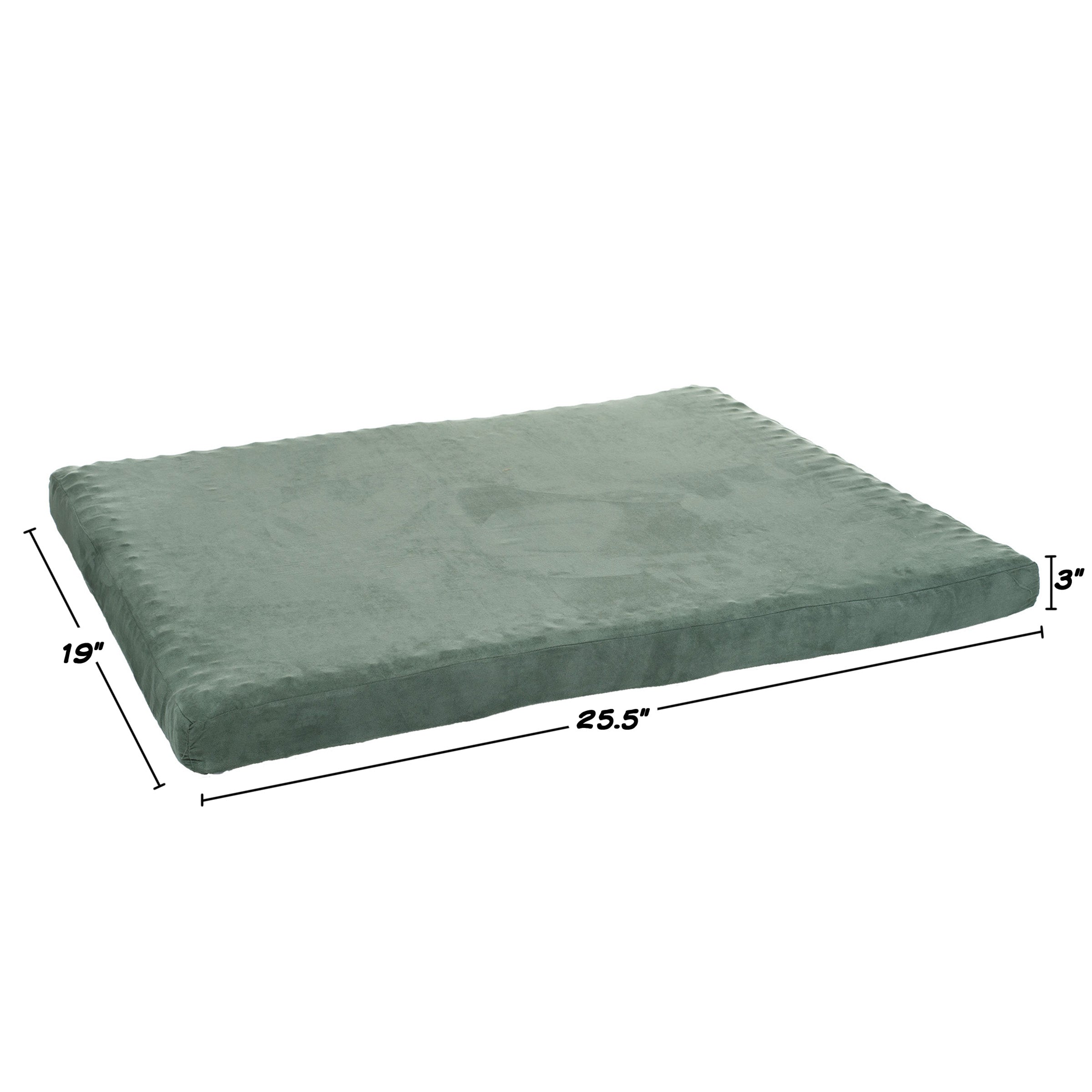 PETMAKER 3 inch Foam Pet Bed-25.5x19 inches-Forest
