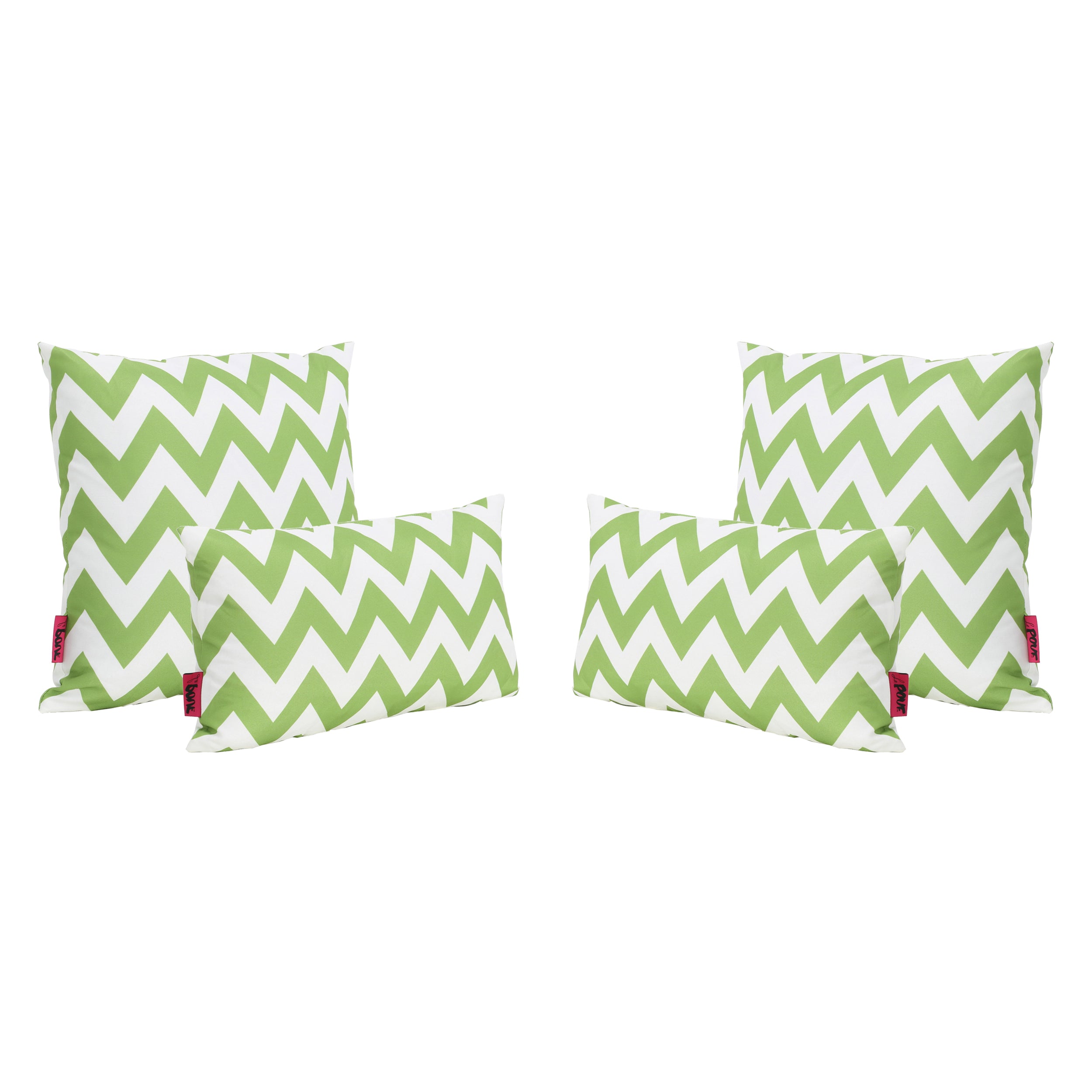 Embry Outdoor Water Resistant Square and Rectangular Pillows - Set of 4