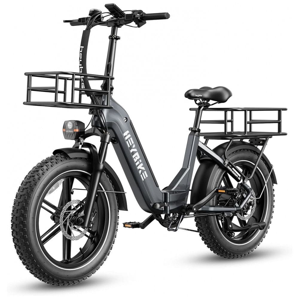 Bicicleta Elétrica Heybike Ranger S para Adultos, Motor de 1400W, Pneu Gordo 20