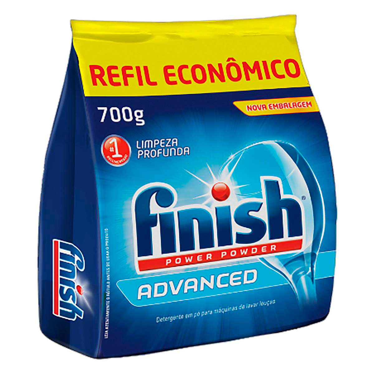 Detergente para Lava Loucas em po Finish 700g