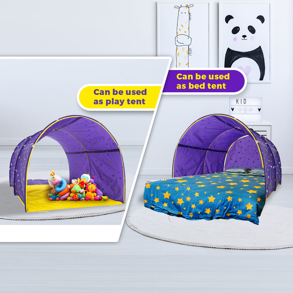 Bed Tent Canopy Dream Kids Play Playhouse Privacy Twin Starlight by Alvantor