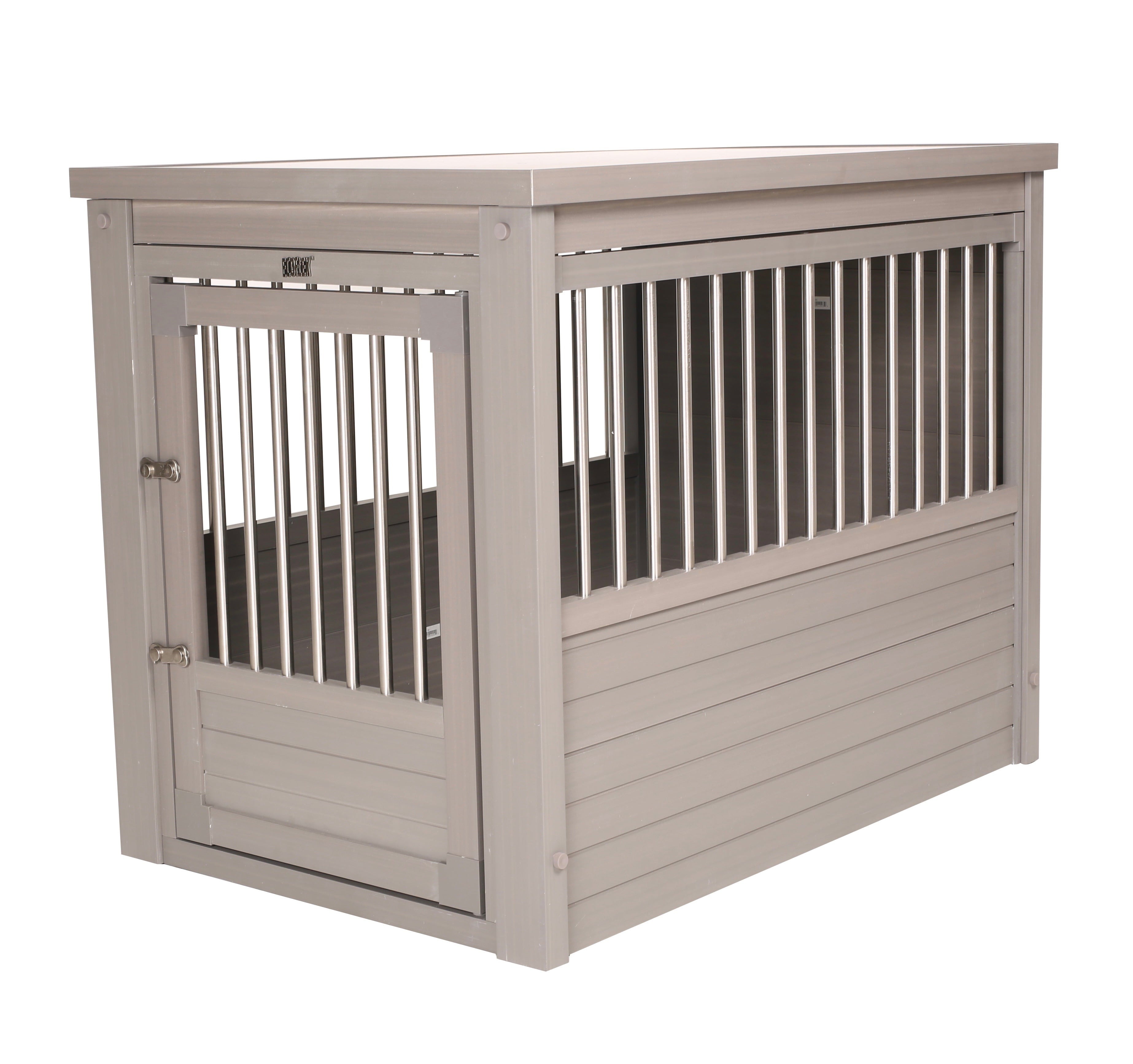 ECOFLEX® Dog Crate End Table - Grey Large