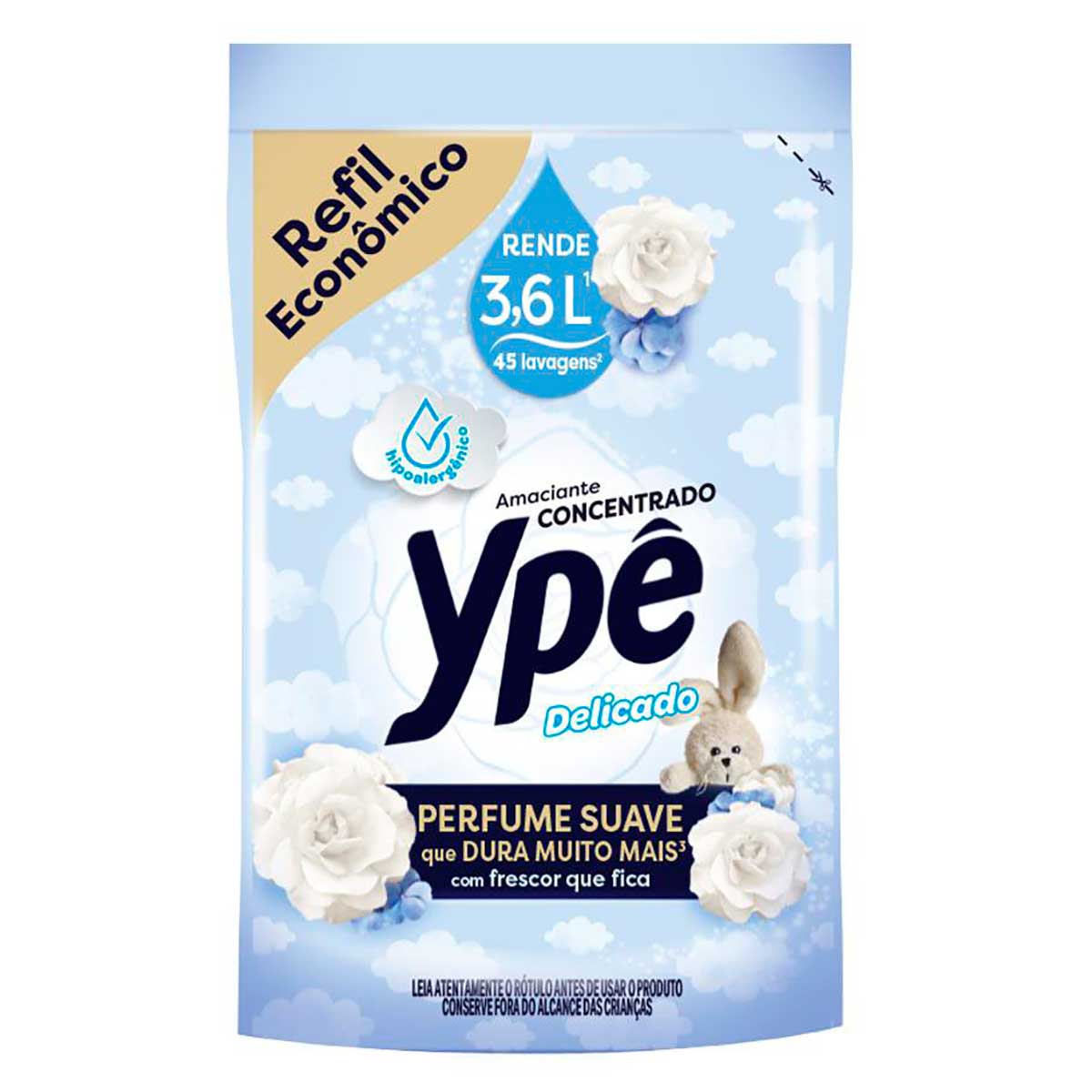 Amaciante Concentrado Ype Delicado 900ml