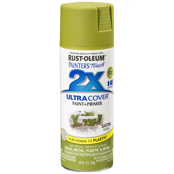 Rust-Oleum 12 oz 2X Satin Eden Spray Paint and Primer