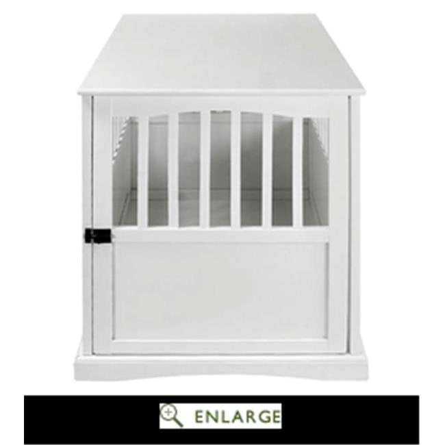 Pet Crate End Tableand#44; White