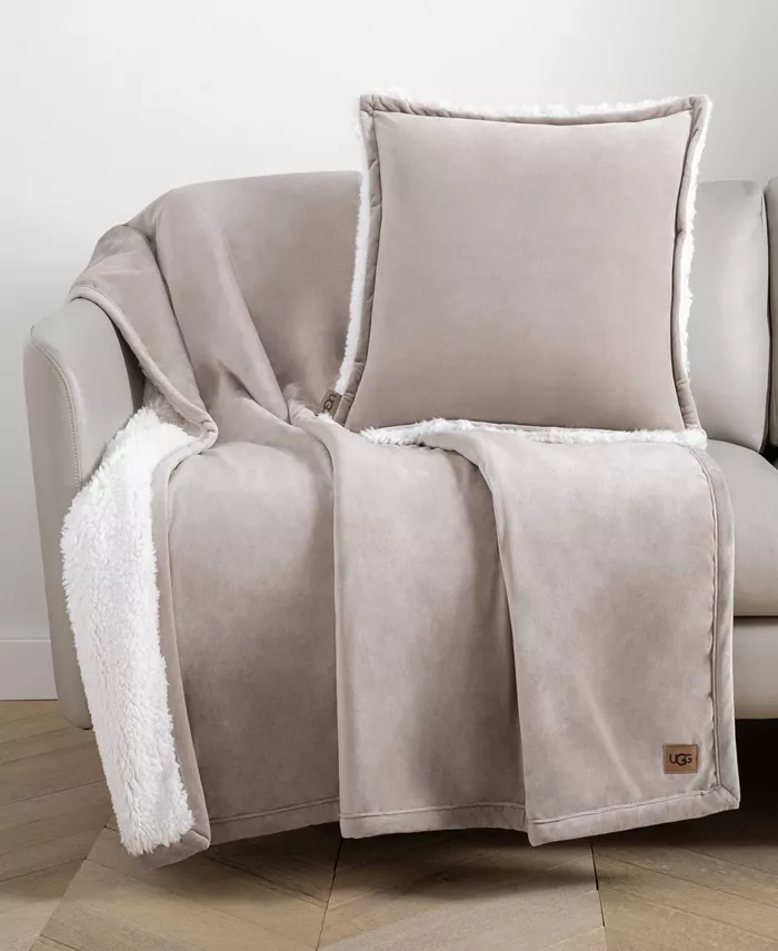 UGGandreg Bliss Plush Sherpa Decorative Pillow， 20