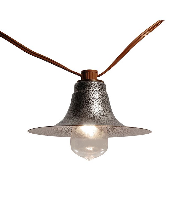 Macy's Lumabase 10 Gun Metal Electric Cafe String Lights