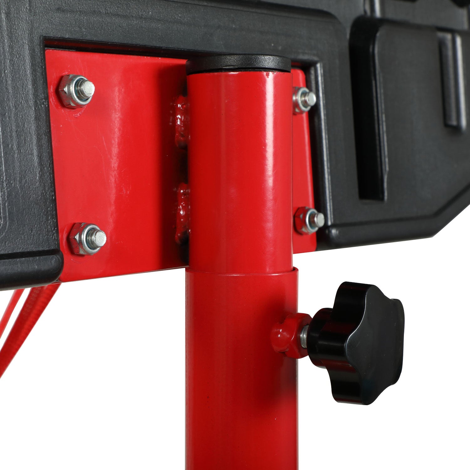 Dodensha Portable Removable Basketball Stand Kids Junior Height-Adjustable Hoop Stand with Wheels for Child，Black