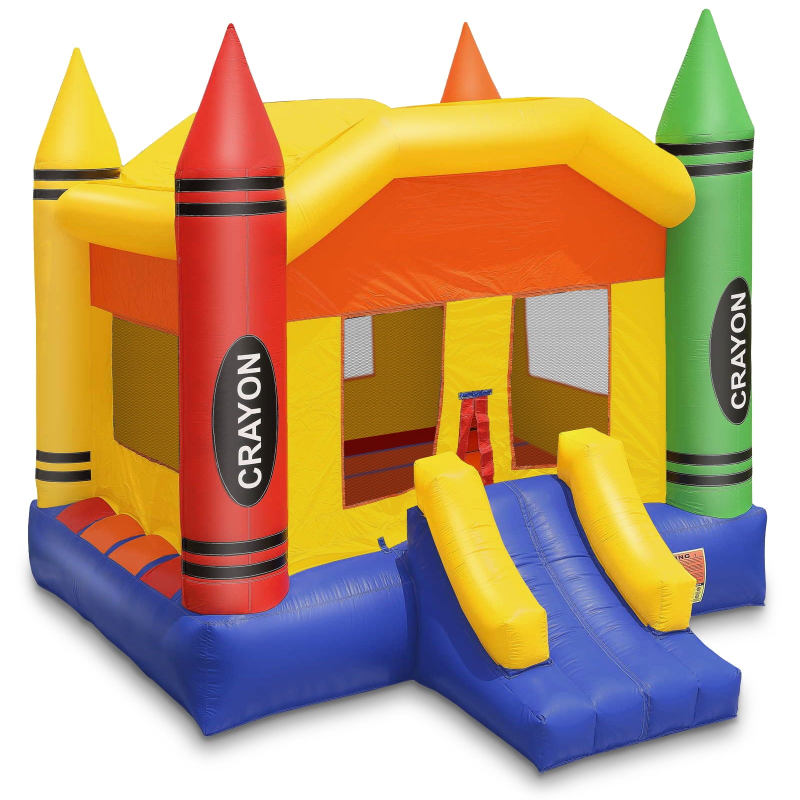 Cloud 9 Crayon Bounce House - Commercial Grade Inflatable Bouncer