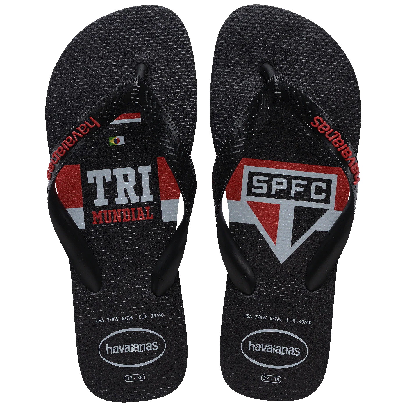 Chinelo Havaianas Top Times São Paulo