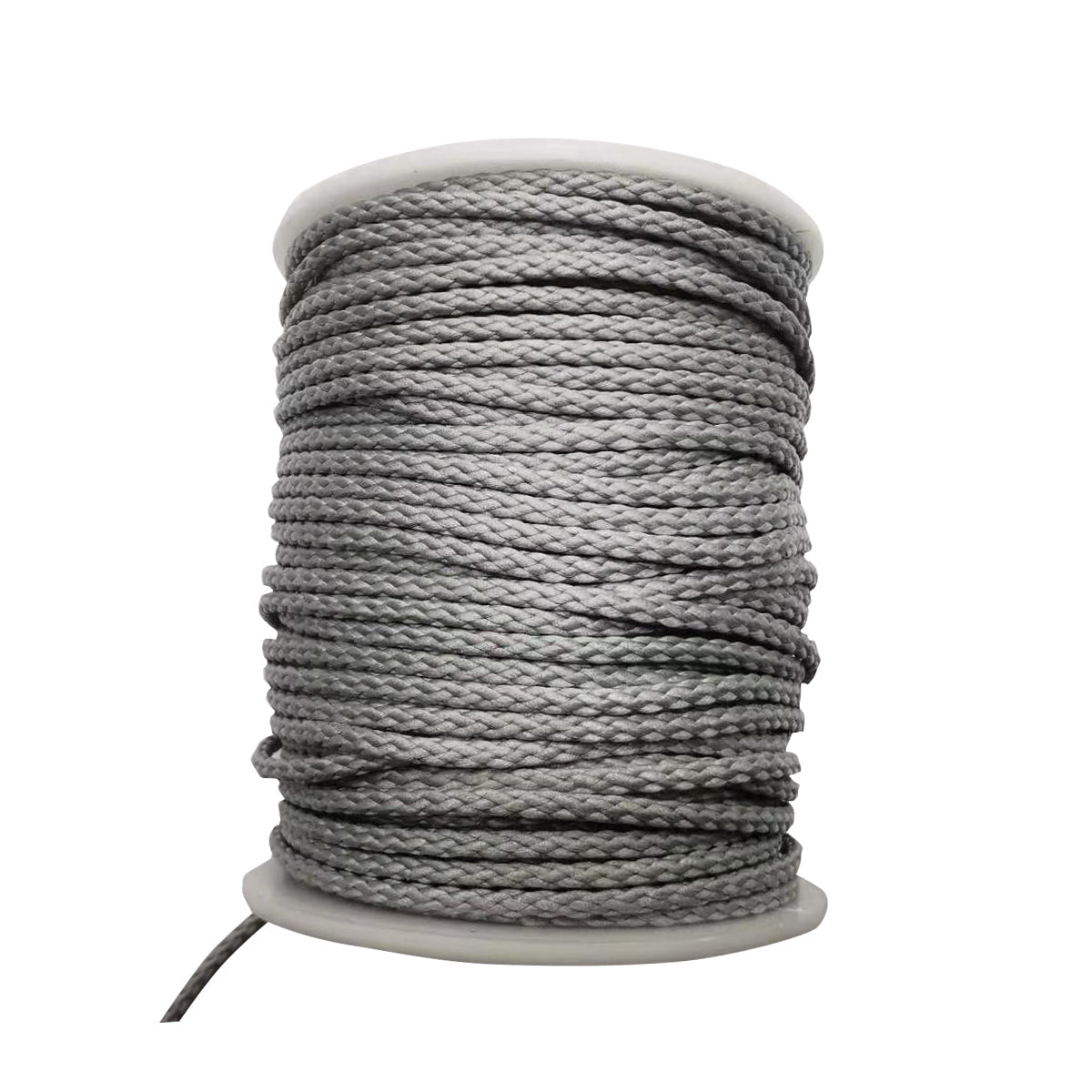 onewind Cordage HMWPE Tent Guyline Polyethylene Rope 100ft/33m, Silver Gray