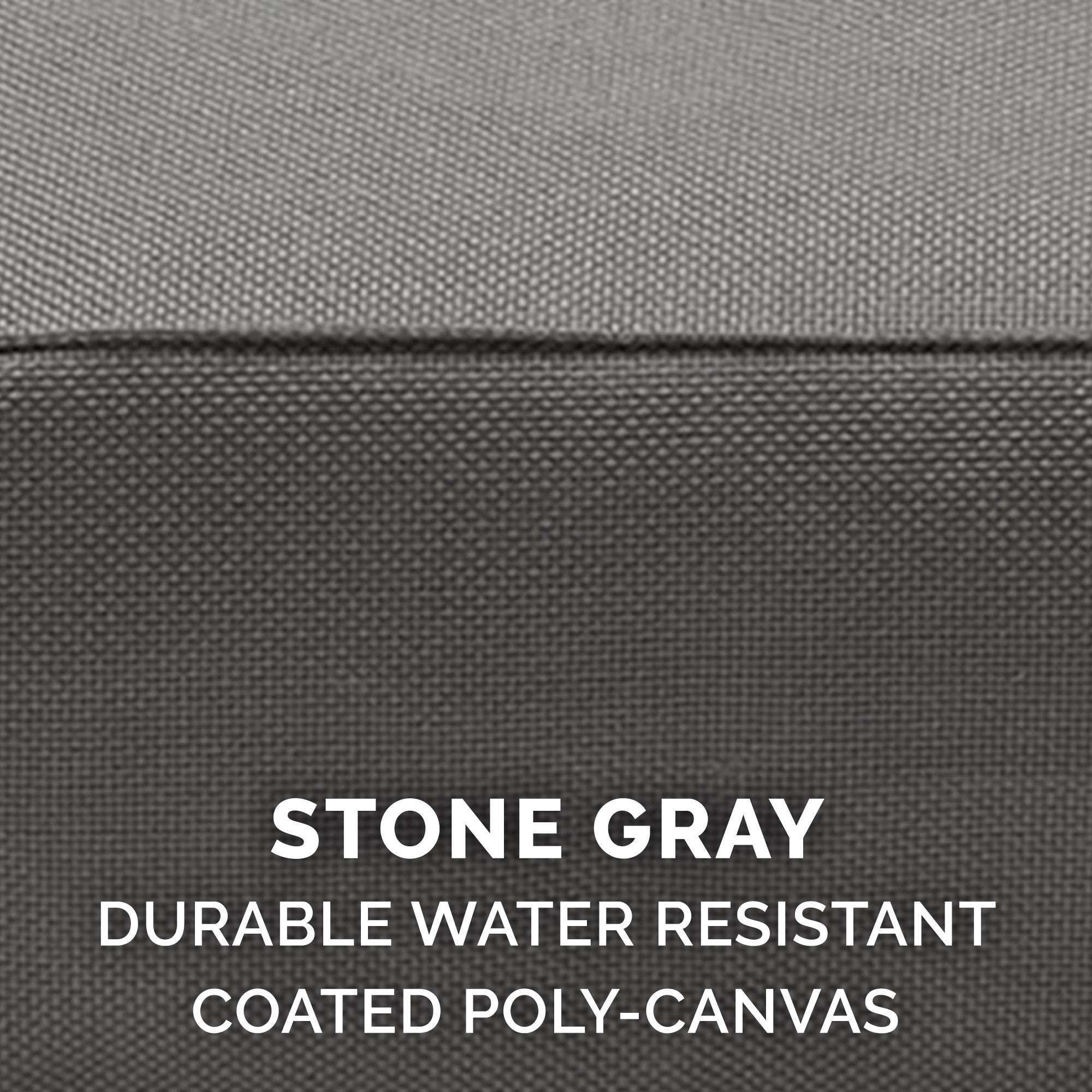 FurHaven Pet Products | Deluxe Orthopedic Oxford Indoor/Outdoor Water-Resistant Pet Bed for Dogs and Cats， Stone Gray， Large