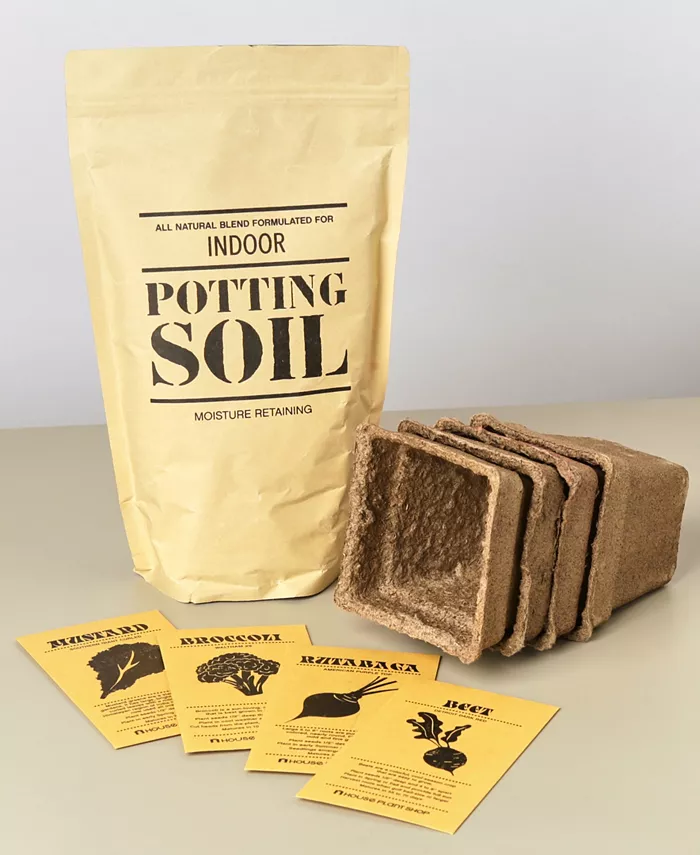 House Plant Shop Fall and Winter Seed Packet Bundle， Set of 4