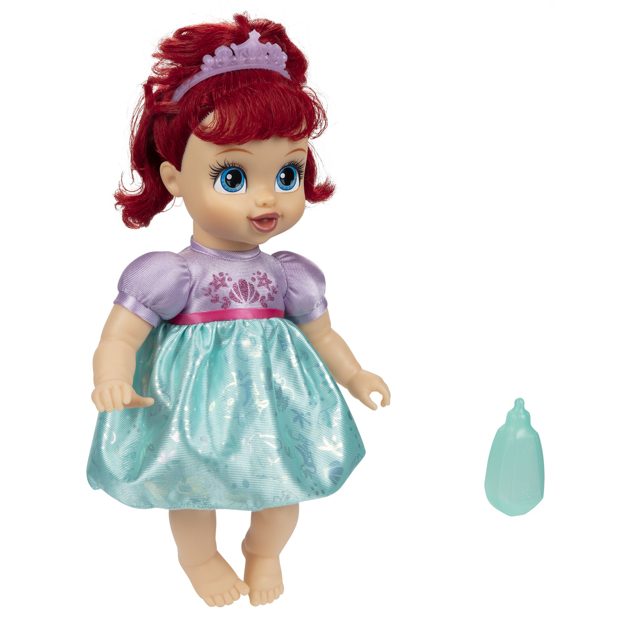 Disney Princess Deluxe Ariel Baby Doll Includes Tiara and Bottle, for Children Ages 2+