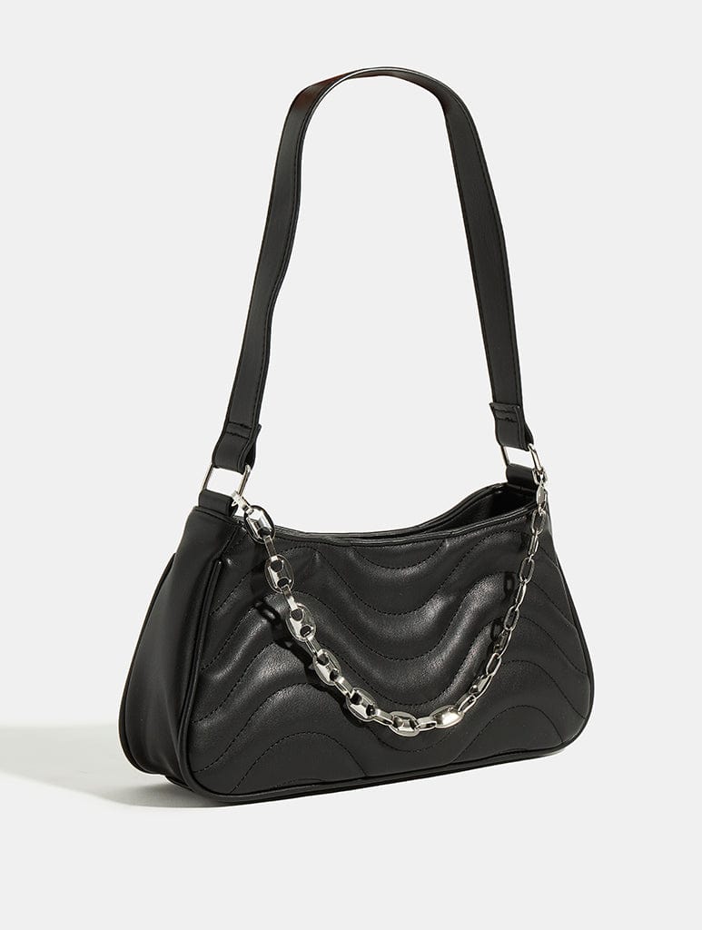 Elysian Noir Chain Shoulder Bag