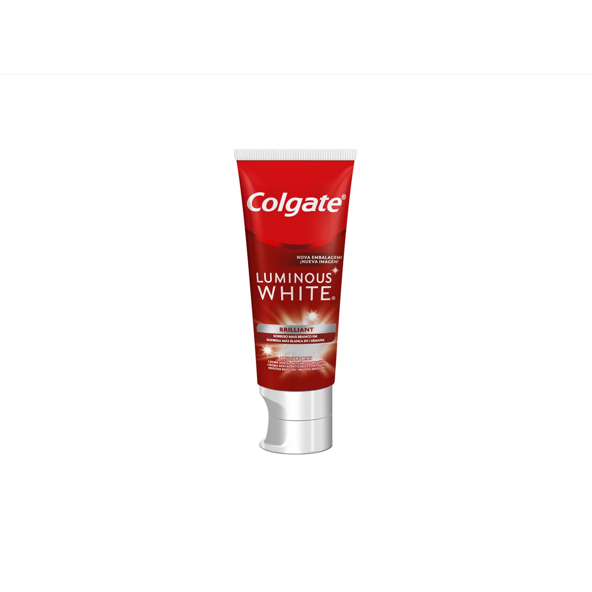 Creme Para Clareamento Dental Colgate Luminous White Brilliant Mint 70g