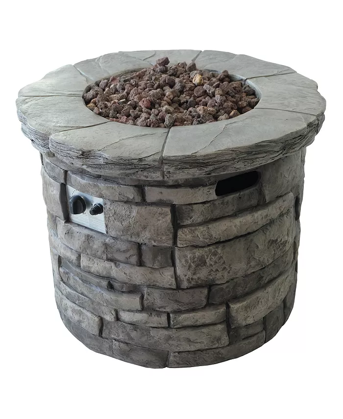 Noble House Angeles Outdoor Circular Fire Pit