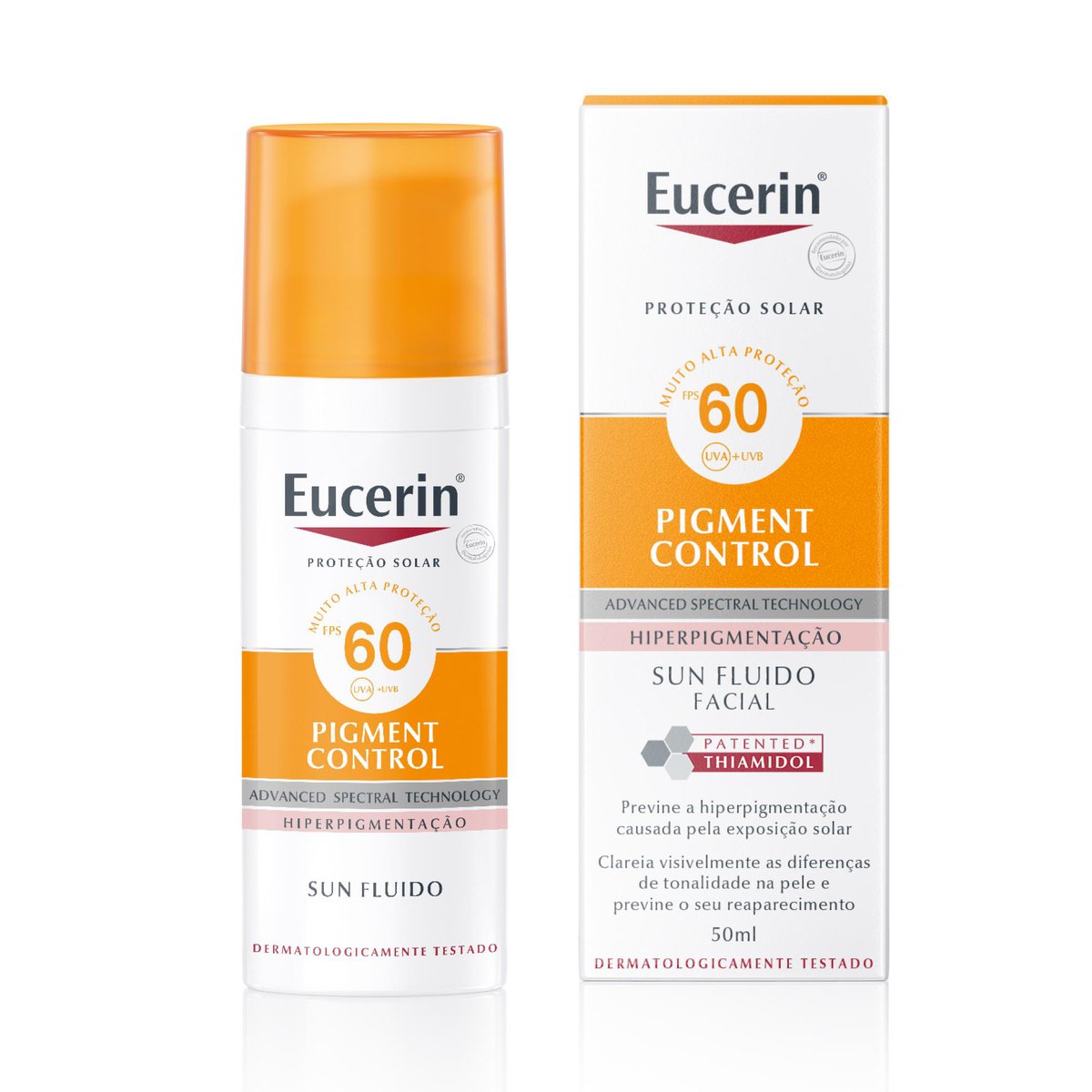 Creme Facial FPS 60 Eucerin Sun Pigment Control 50ml